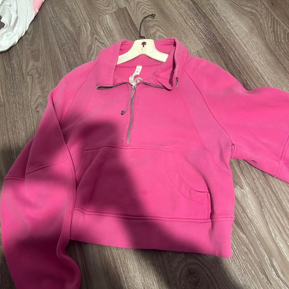 lululemon athletica Pink Cowl Neck Sweater